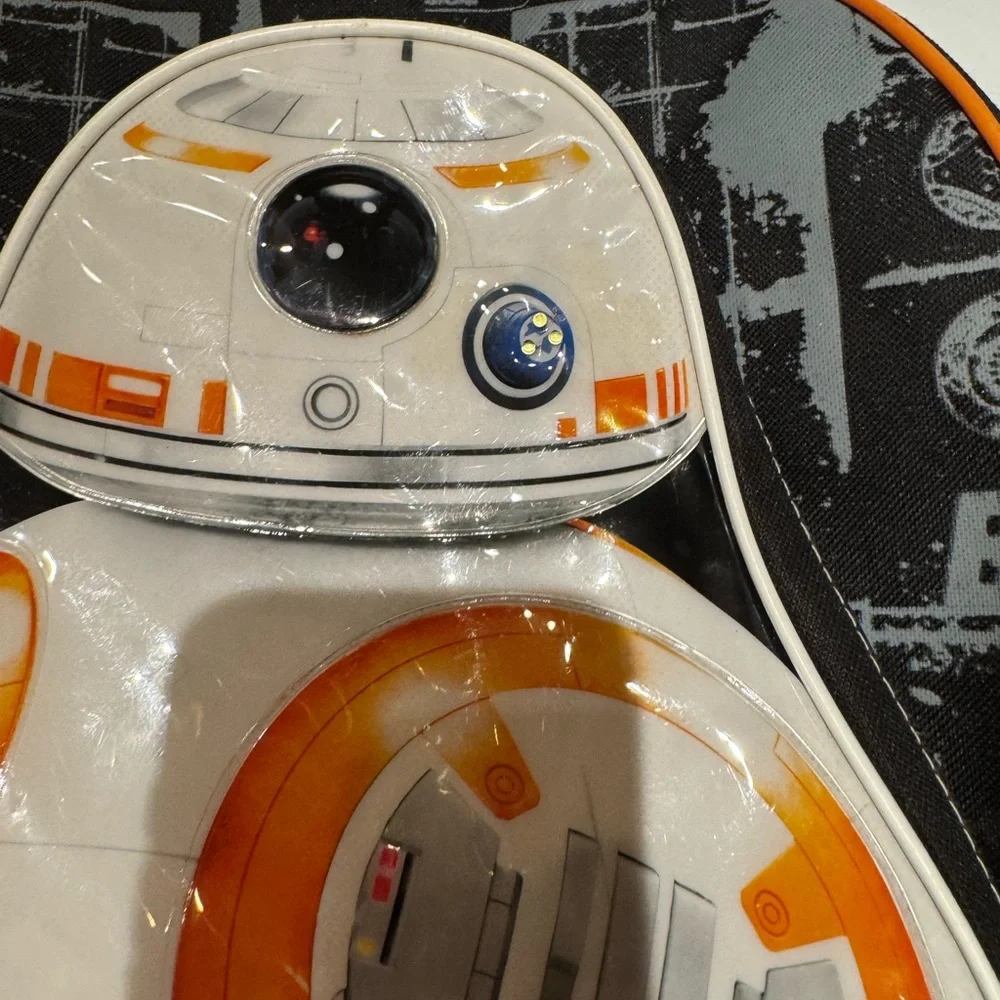 Disney Star Wars BB-8 Astromech Droid Kids' Backpack Orange Black School Bag